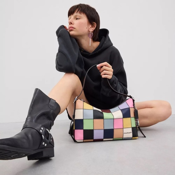 Authentic NWOT Coach Coachtopia Alter Ego Upcycled Shoukder Bag in Multi - Picture 4 of 9